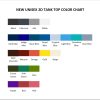 tank top color chart - Naruto UK Store
