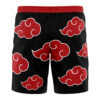 Akatsuki Hawaiian Shorts BACK Mockup - Naruto UK Store