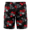 Black Aloha Akatsuki Hawaiian Shorts BACK Mockup - Naruto UK Store