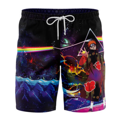 Naruto Akatsuki Astral Led Pain Hawaiian Shorts FRONT Mockup Knot - Naruto UK Store
