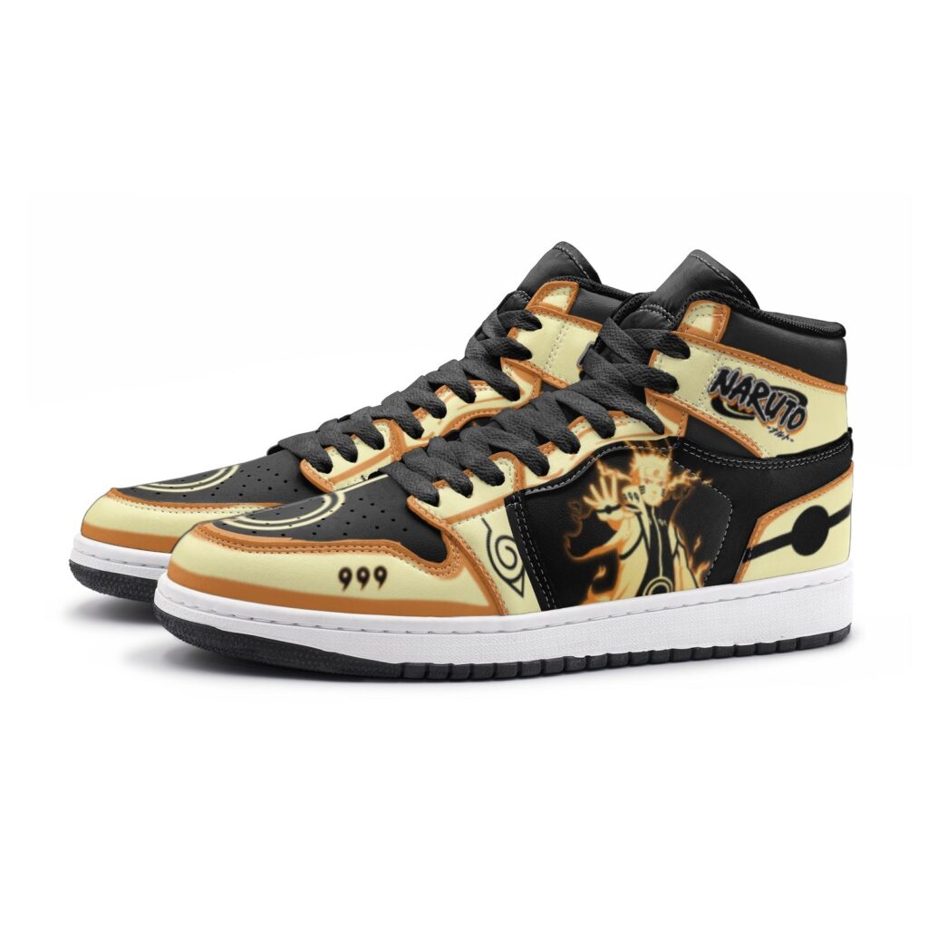 Nine-Tails Chakra Mode Ninja Shippuden JD1 Shoes - Image 3