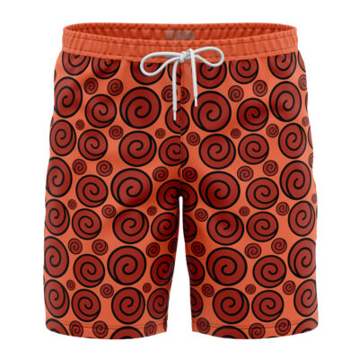 uzumaki Hawaiian Swim Trunks Board Shorts Knot - Naruto UK Store